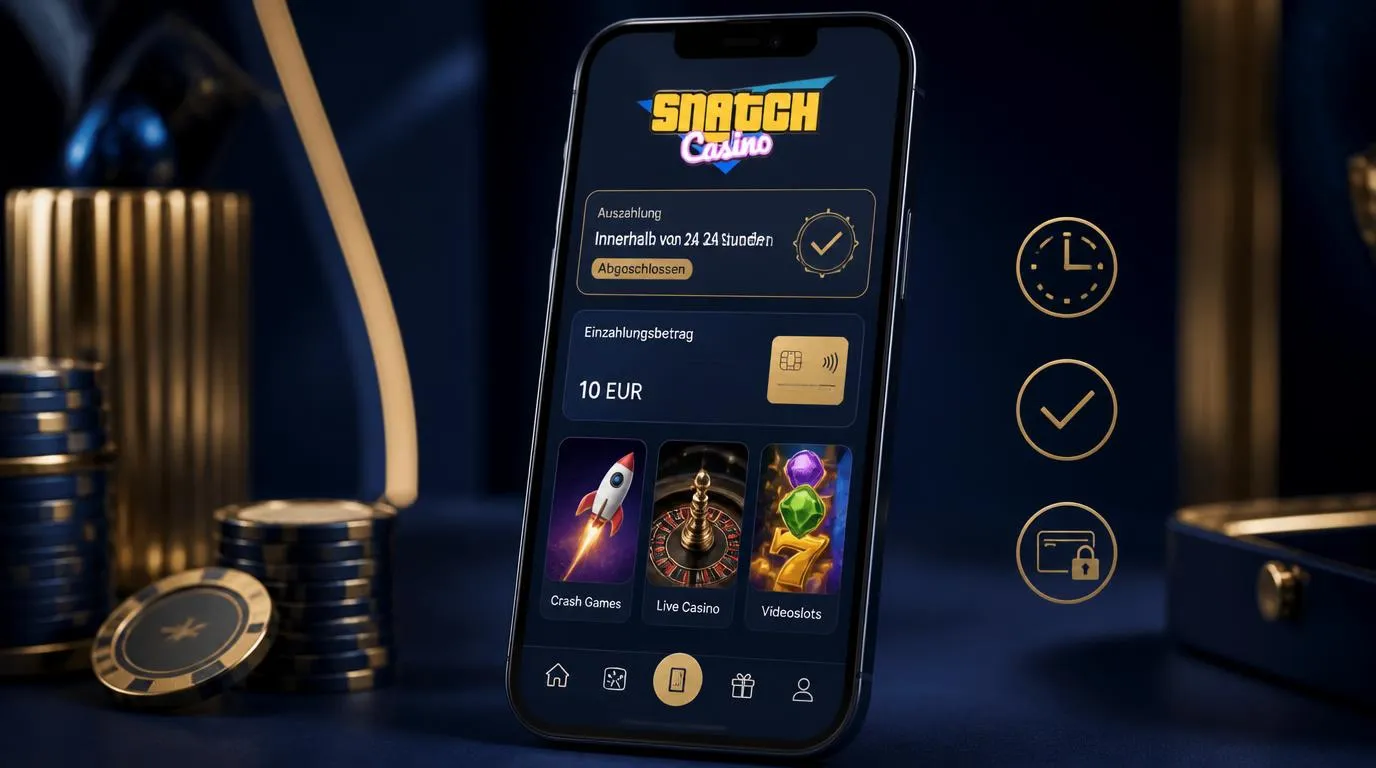 Casino-App mit schneller Auszahlung, Mindesteinzahlung und vielfältiger Spielauswahl bekannter Studios